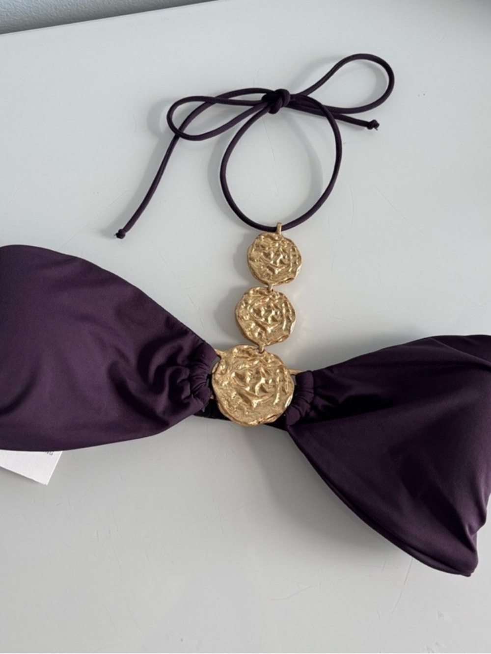 NWT Zara | Bikini Top with Removable Padding
